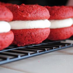 Red Velvet Whoopie Pies