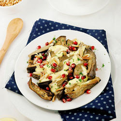Aubergine with Saffron Yogurt