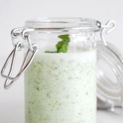 Cold Cucumber, Yogurt & Mint Soup