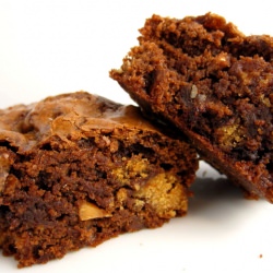 Sweet & Salty Candy Bar Brownies