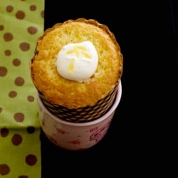Orange Chiffon Cupcakes with Orange