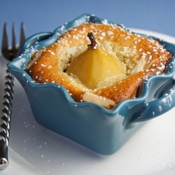 Poached Pear Cakes