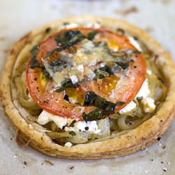 Tomato and Goat Cheese Tarts