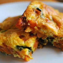 Sweet Potato and Spinach Frittata