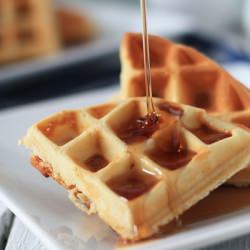 Maple Chip Waffles