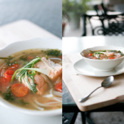 Vietnamese Salmon Dill Soup