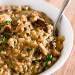 Triple Mushroom Risotto