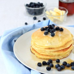 Blueberry Ricotta Pancakes