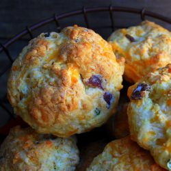 Cheddar, Bacon & Chive Biscuits
