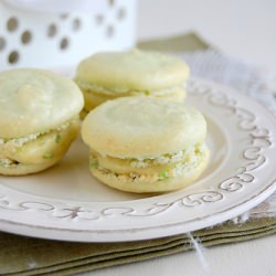 Lime Macarons