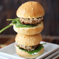 Feta Sun-Dried Tomato Turkey Burger