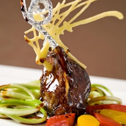 Pan-Seared Lamb with Coffee Sauce