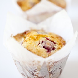 Raspberry & Chocolate Muffin