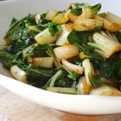 Spicy Stir Fry Pak Choy