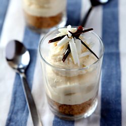 White Chocolate Ginger Cheesecake