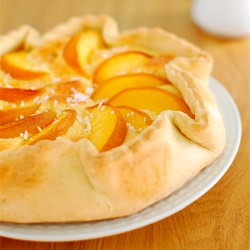 Peacherine Tart with Coconut