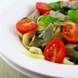 Linguine With Artichoke Hearts