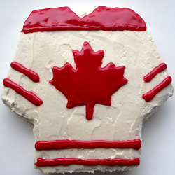 GOLD!! Team Canada Cake