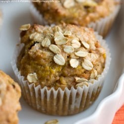 Vegan Carrot Spice Protein Muffins