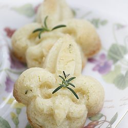 Fleur De Lys Rosemary Shortbreads