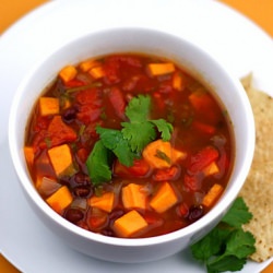 Black Bean & Sweet Potato Soup