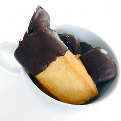 Chocolate-Dipped Shortbread Cookies