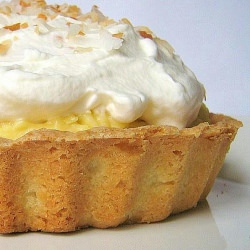 Toasted-Coconut Custard Lime Tart