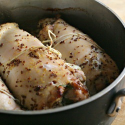 Maple Chicken with Goat Cheese