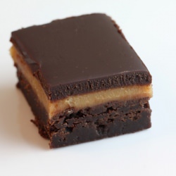 Brownies w/ White Chocolate Caramel