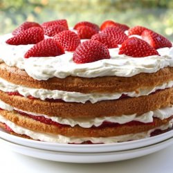 Strawberry Cream Cake