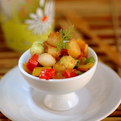 Pepper and Scallop Amuse Bouche