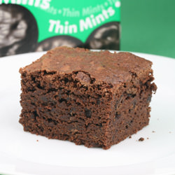 Girl Scout Thin Mint Brownies