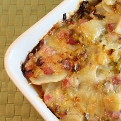 Ham, Artichoke and Potato Gratin