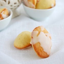 Lemon Glazed Madeleines