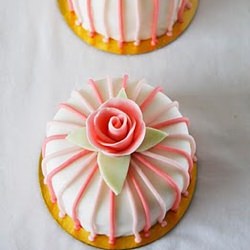 Pink Stripy Cake