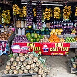 Filipino Roadside Fruit Stands