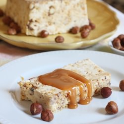 Hazelnut Semifreddo with Caramel