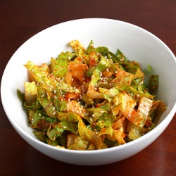 Romaine in a Korean Vinaigrette