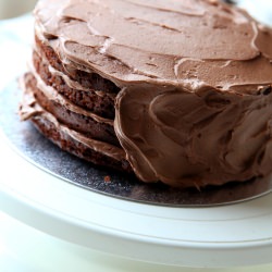 Naughty Chocolate Fudge Cake