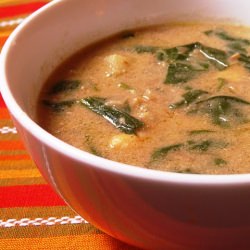 Garlic Chickpea Soup