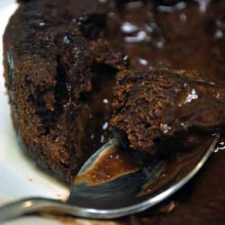 Clean Eating Chocolate Molten Cake