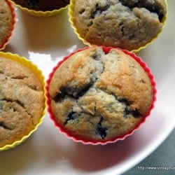 Apple Blackberry Muffins