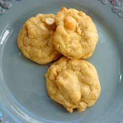 White Chocolate Lime Cookies