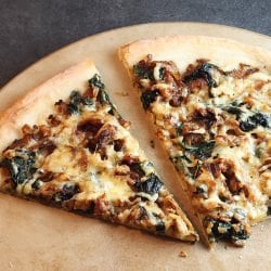 Fennel, Sausage and Spinach Pizza