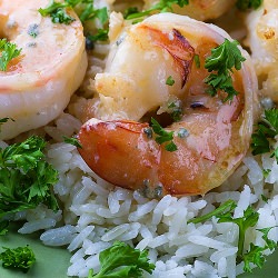 Shrimp in Gorgonzola Sauce