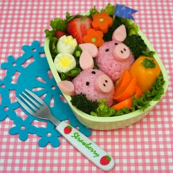 Pink Piggies Bento