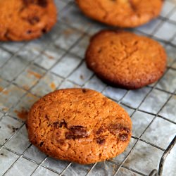 Choc Chip & Hazelnut Cookies