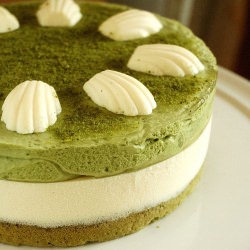 Matcha Tea and Mascarpone Tart