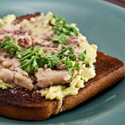Avocado & Sardine Sandwich