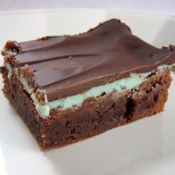Baileys & Crème de Menthe Brownies
